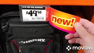 New Husky Pro 16in Backpack @ Home Depot💦