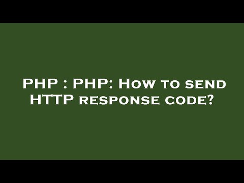 PHP : PHP: How to send HTTP response code?