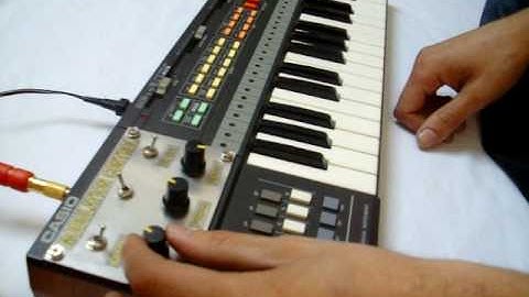 RC CIRCUI BENT CASIO MT-18 SEMI ANALOGUE KEYBOARD SYNTH