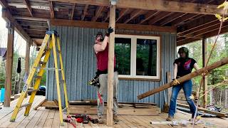 Deck Repairs | Prepping for bug screens | Adding fall to the upper deck