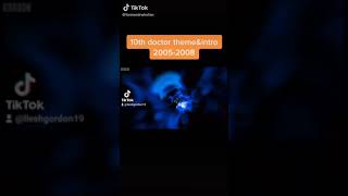 9Th Doctor Christopher Eccleston And 10Th Doctor David Tennant All Doctor Who Intro 2005 2009 Bbc