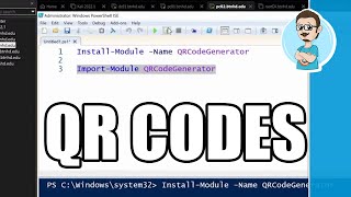 The Server Room Clips - Creating QR Code for Wireless Network Using PowerShell!