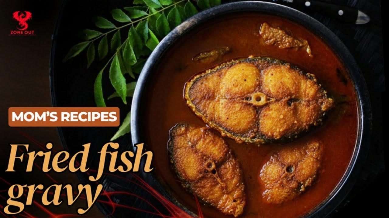 Fried fish gravy || with Coconut Milk ||