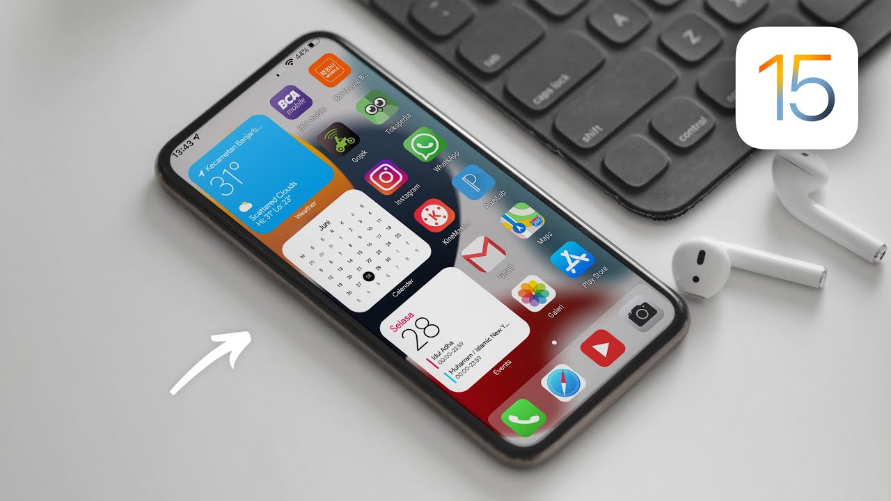 SETUP ANDROID #1 - Ubah Tampilan Android Kalian Jadi kayak iOS 15 | Nova Launcher & KWGT
