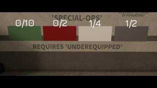 ROBLOX EXAMINATION HOW TO GET UNDEREQUIPPED EASILY IN LESS THAN 15 MINUTES