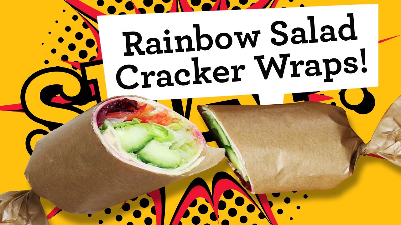 Food Revolution Day 'Free from' Rainbow Salad Wrap recipe (Interactive