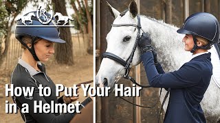 Famous How to Put on a Hairnet & Put Hair Into a Riding Helmet Net Worth