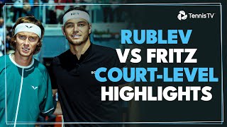 Famous Andrey Rublev vs Taylor Fritz Court-Level Highlights | Madrid 2024 Net Worth