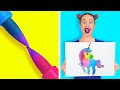 FUN ART IDEAS AND DRAWING TRICKS || Easy And Cool Art Hacks by 123 GO Like!