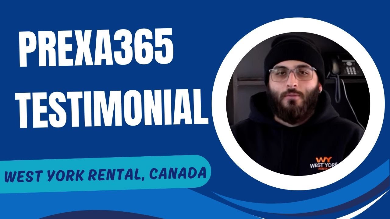 PREXA36 Testimonial from West York Rentals YouTube