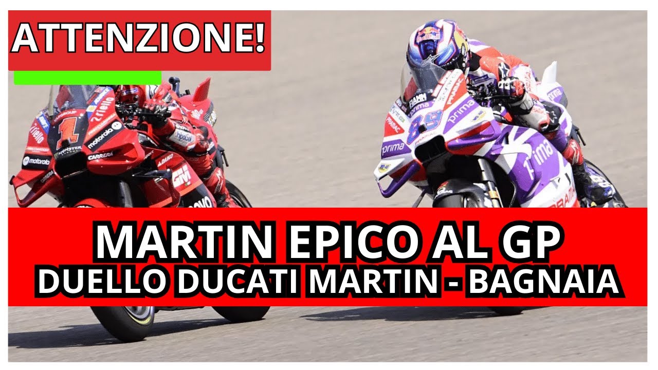 Epica battaglia tra Ducati: Martin sfida Bagnaia al Gran Premio di ...