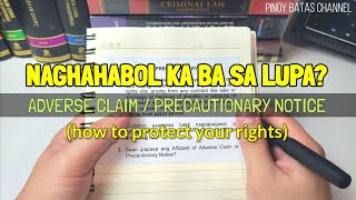 How to File Adverse Claim or Precautionary Notice