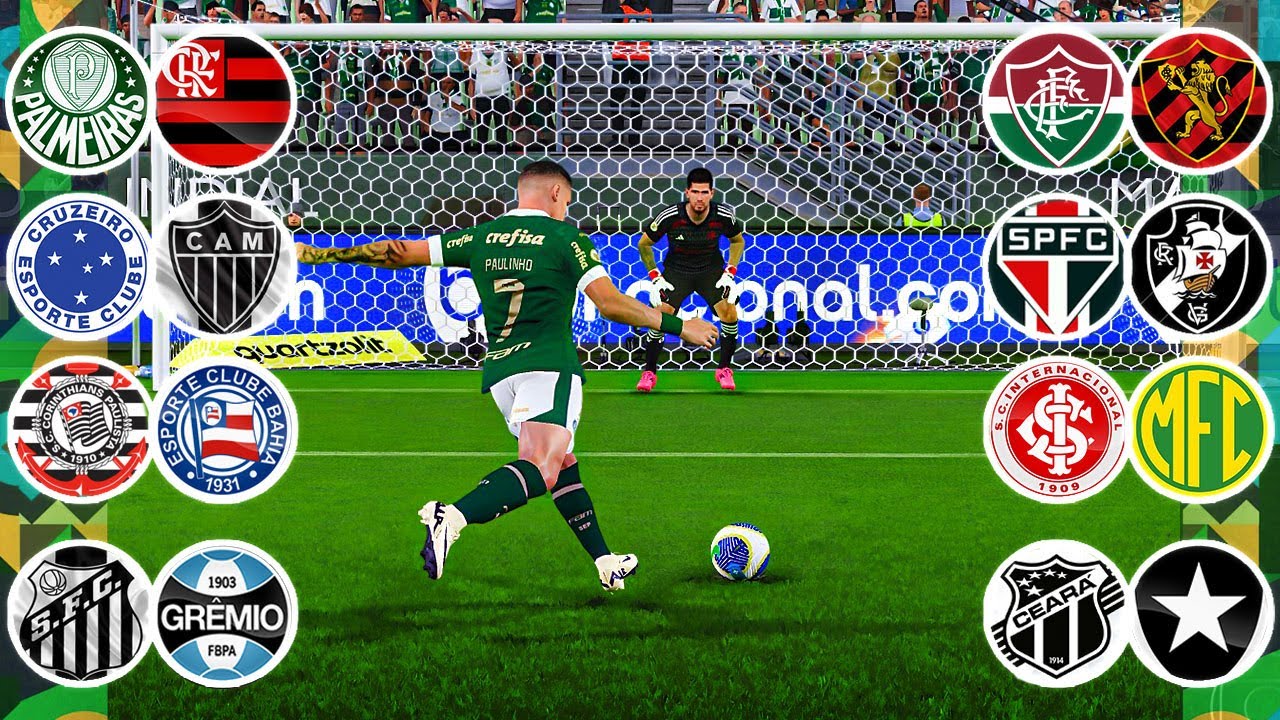 PINTOU CAMPEÃO!? DÉCIMA SÉTIMA RODADA DO BRASILEIRÃO 2025 DE PONTOS CORRIDOS NOS PÊNALTIS! EA FC25