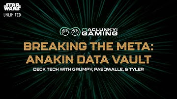 Maclunky EXCLUSIVE BIATL 2 Breakout Deck: Anakin Data Vault | Star Wars Unlimited