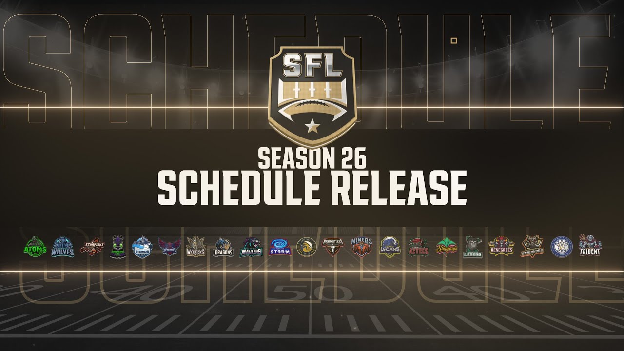 SFL Season 26 Schedule Release