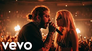 Download Lagu Post Malone ft. Ava Max - Crash into Forever (Lyrics Video) Al Music MP3