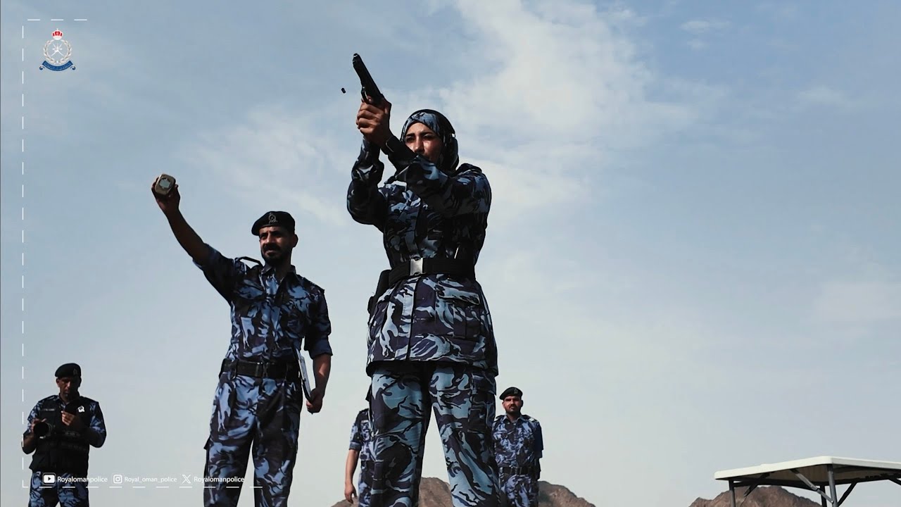 انطلاق مسابقة الرماية التكتيكية بالمسدس 2025 على ميدان الرماية بأكاديمية السلطان قابوس لعلوم الشرطة.