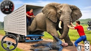 Animal Cargo Truck Driving Game 3D - Animal Transport Cargo Truck 2024 - Android Gameplay screenshot 5