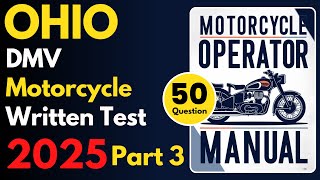 Ohio Motorcycle Written Practice Test | Part 3 | DMV Motorcycle Written Practice Test