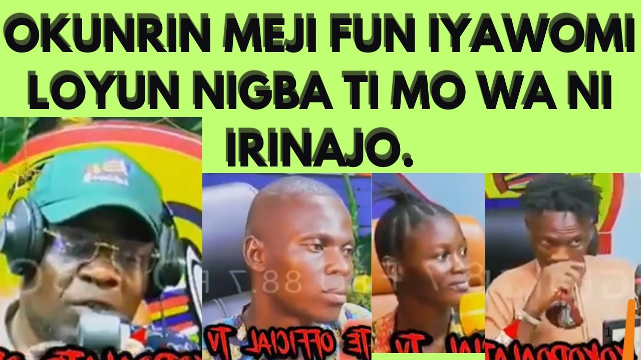 OKUNRIN MEJI FUN IYAWOMI LOYUN NIGBA TI MO WA NI IRINAJO.