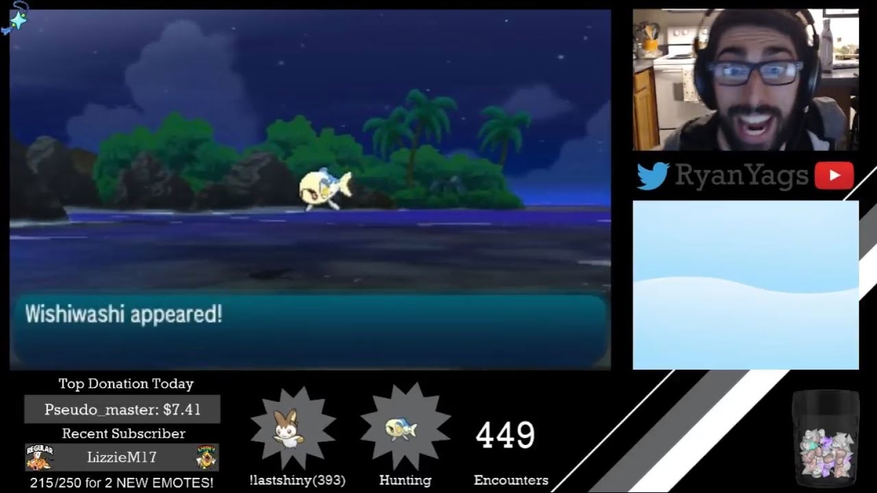 Shiny Wishiwashi via SOS in Pokemon Sun and Moon