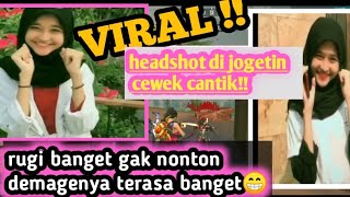 TIKTOK viral Free fire headshot di jogetin cewek cantik banget bikin melongo . Garena Free Fire