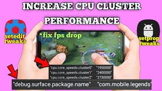 📱 Tutorial - How To Increase CPU Core Cluster Performance Android | Setedit Tweaks &amp; Setprop Codes