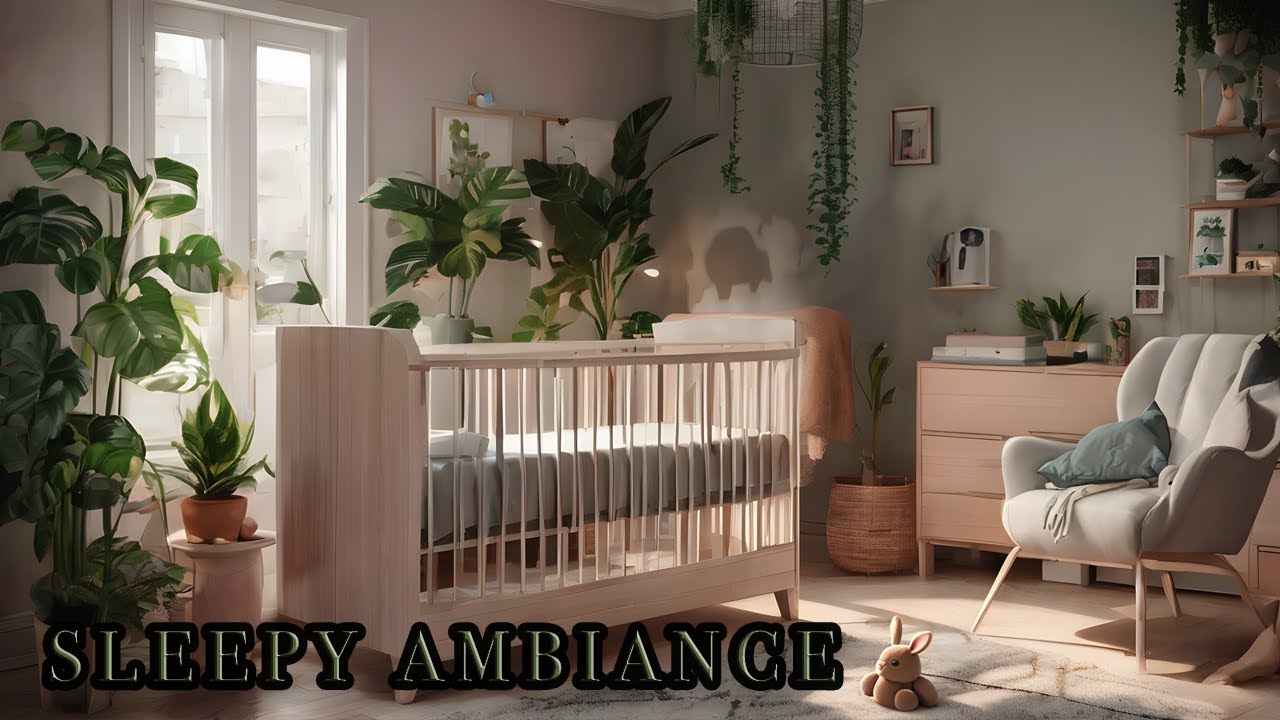 🌙✨ Music Box Lullaby and Gentle Storm | Dreamy Ambiance for Little Ones