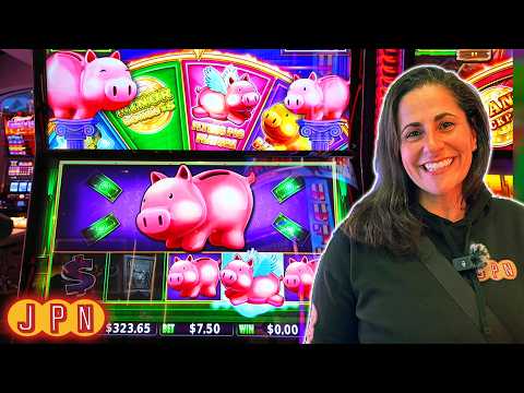 BIG Bonuses on Piggy & More Bankin with Huff N Lots of Puff to finish!
