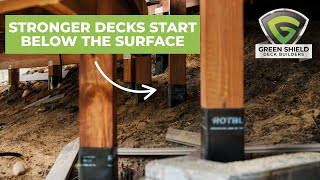 Stronger Decks Start Below the Surface | Green Shield Framing & Rot Protection