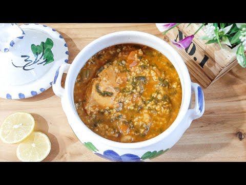 دشيشة قمح بالخضرة