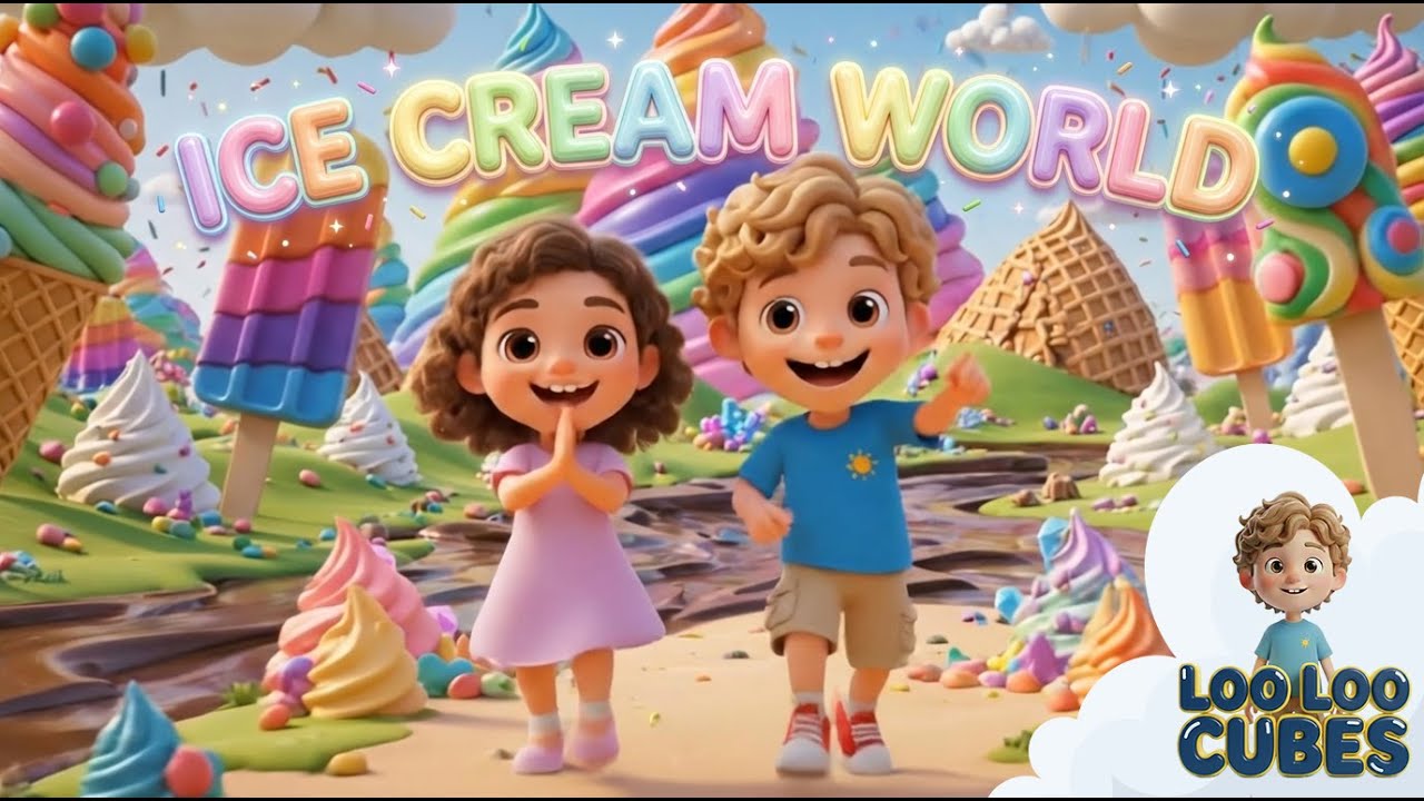 Ice Cream World | Loo Loo Cube | Kids Carton
