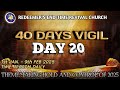 Day 20 of 40 Days Vigil (Taking Control of 2025)