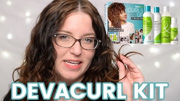 DevaCurl Curls Up Combs Down Starter Kit - Curly Hair Routine Review | CORRIE V