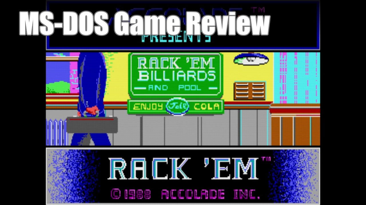 Rack Em - 1988 - MS-DOS Game Review - YouTube