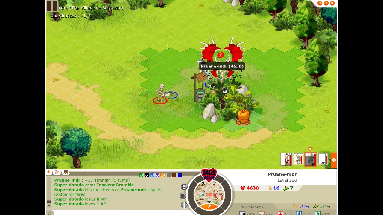 Dofus 1.29 [Henual] | Super-dotado vs Pruane-mdr | PvP