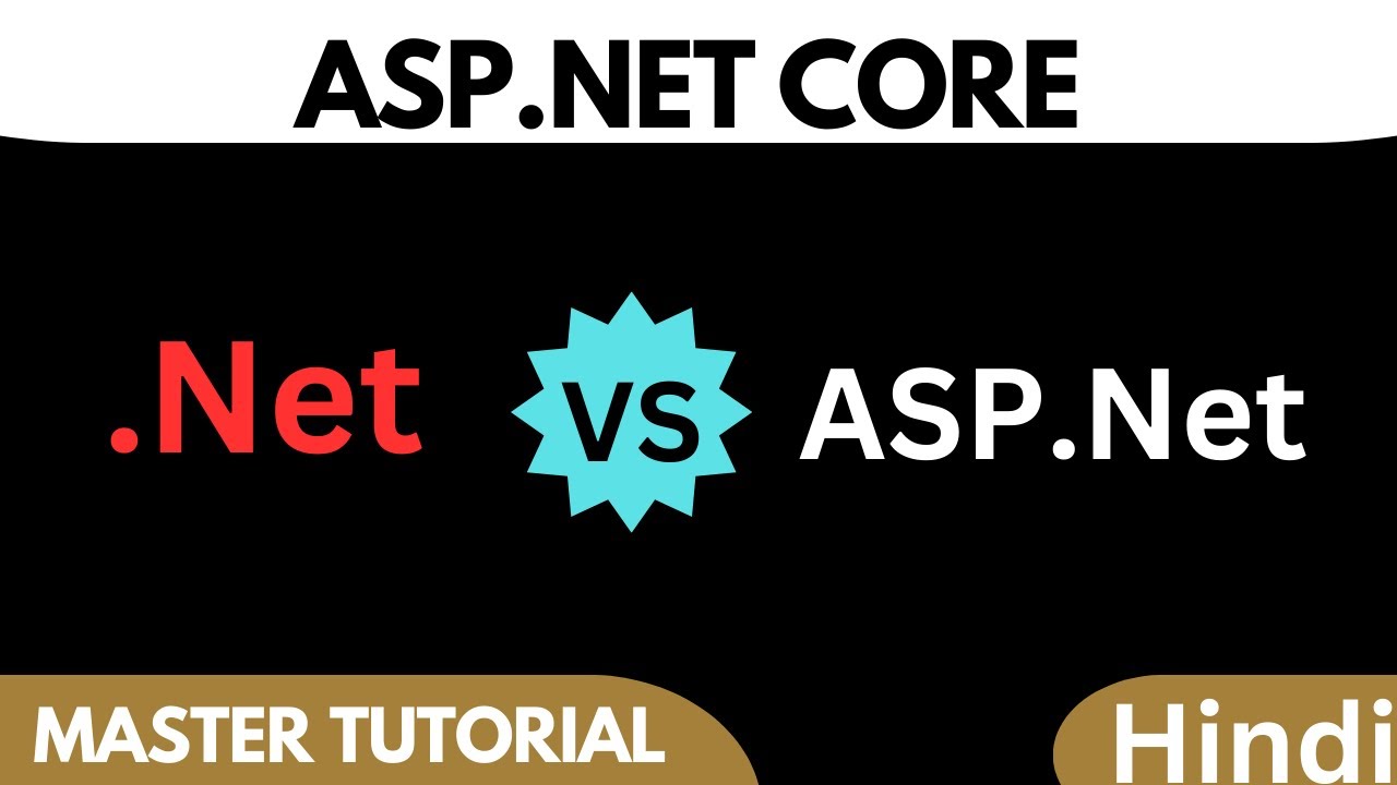 dotnet vs asp.net | asp.net core tutorial | full asp.net course ...