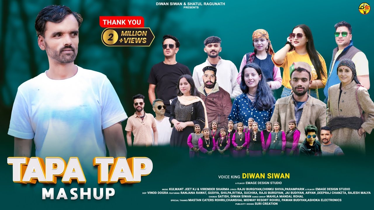 Tapa Tap Mashup || Latest Pahari Video Song || Diwan Siwan || Kj Music || New Song 2024