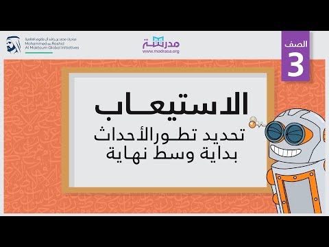الاستيعاب تحديد تطور الأحداث بداية وسط نهاية الصف الثالث قراءة النصوص الأدبية 