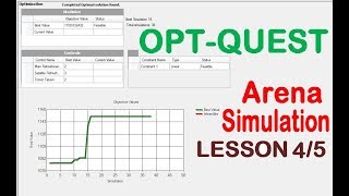 OptQuest Arena Simulation optimization quest Lesson 4 out of 5