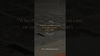 “Live in the end, and the means will take care of themselves.”
