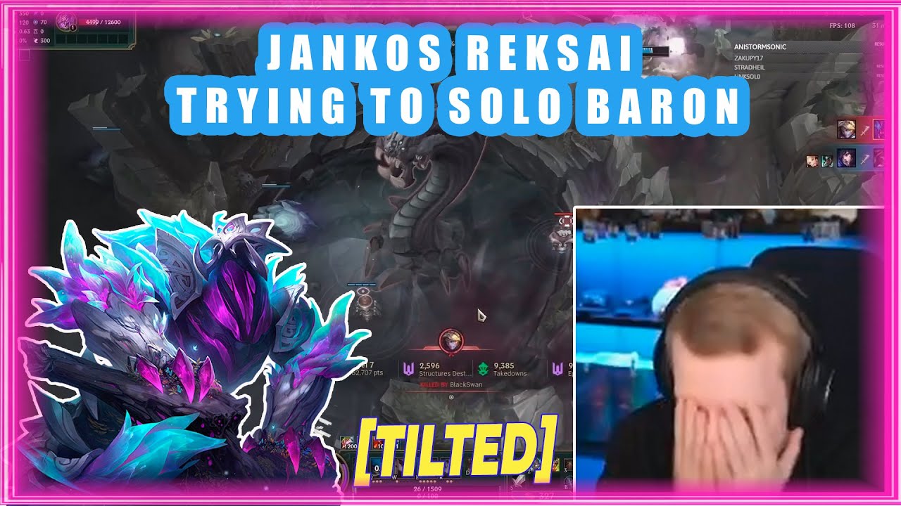 Jankos Reksai Trying to SOLO Baron [TILTED]