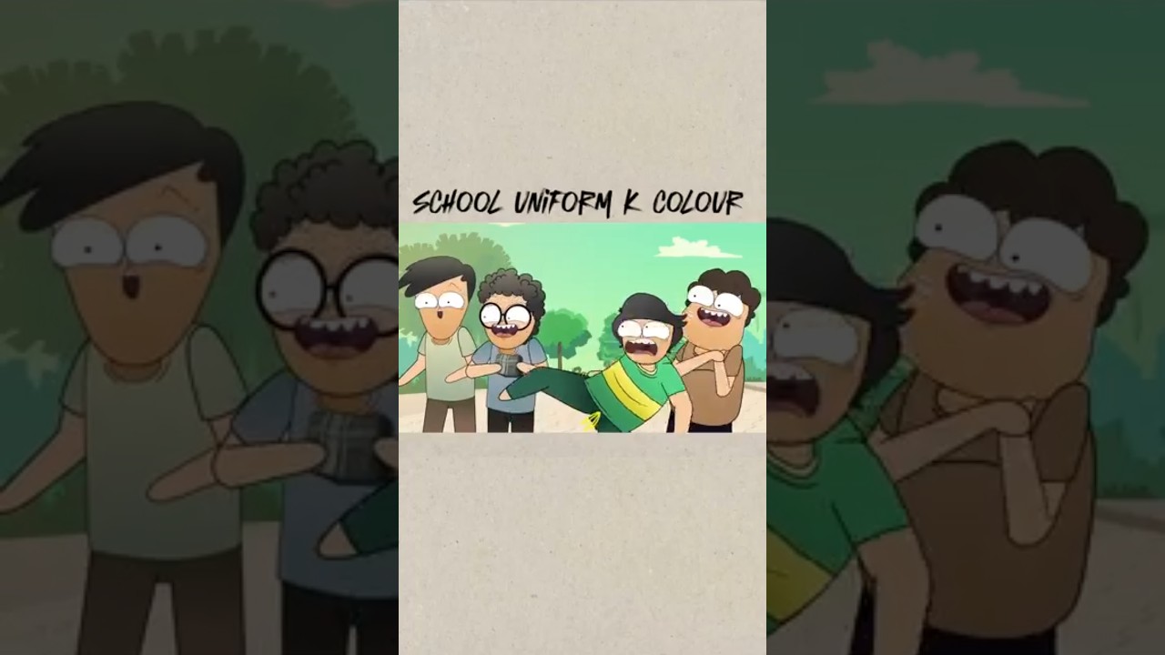 School Ki "Tatti" Jaisi Uniform! 😂 | Funny Animation 