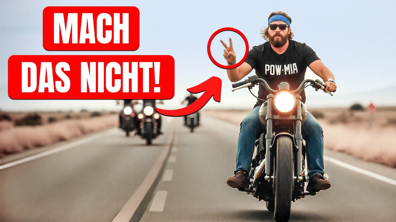 Motorrad Knigge -  Diese 10 No Gos solltest du als Biker  kennen!