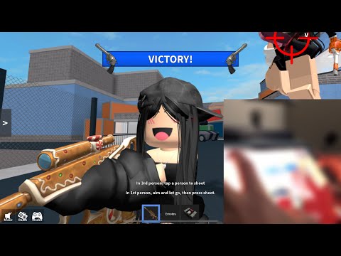 BEATING MM2 TEAMERS/CAMPERS ON MOBILE W/ HANDCAM (Murder Mystery 2)