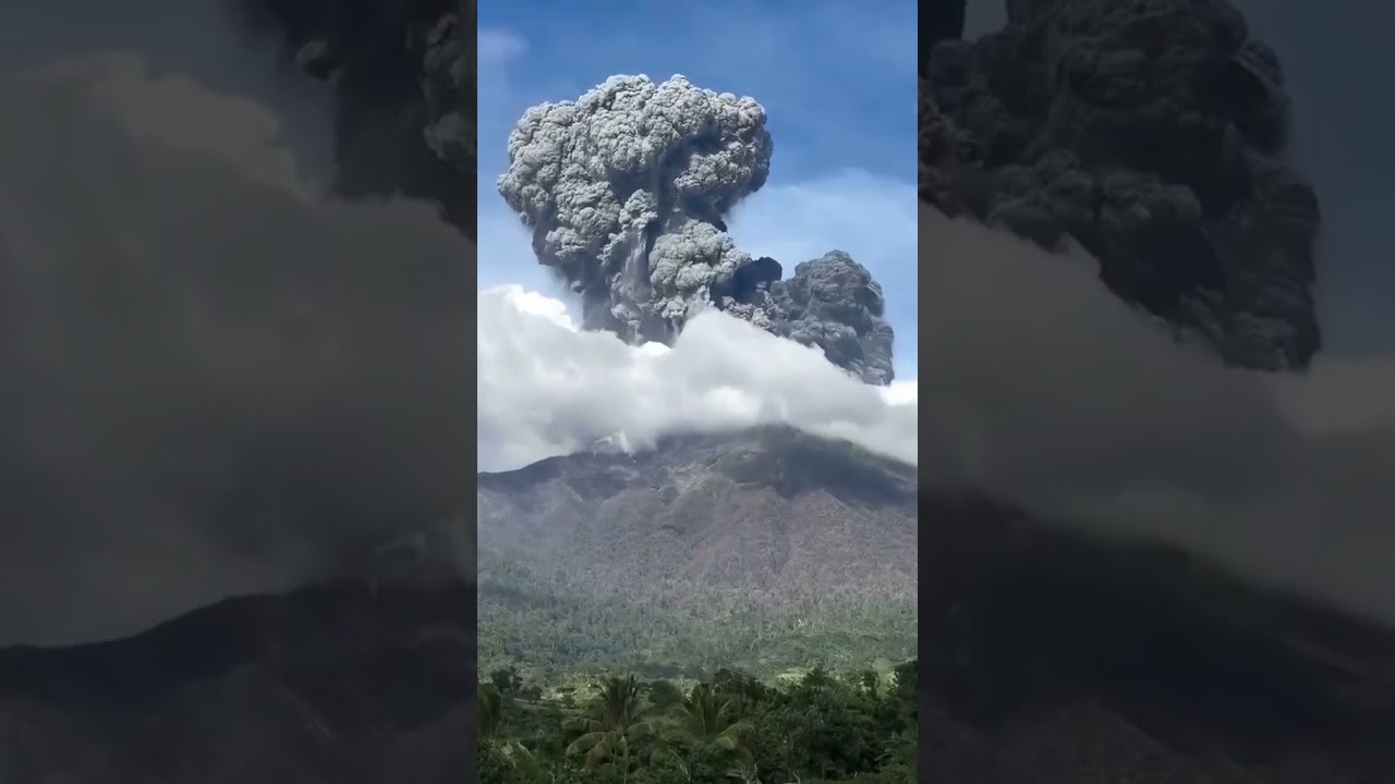 Kanlaon Volcano erupts in Philippines 12th October 2025