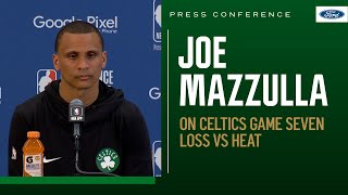 PRESS CONFERENCE: Joe Mazzulla breaks down what went wrong for Celtics in game 7 loss vs Heat