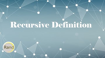 Recursive Definition
