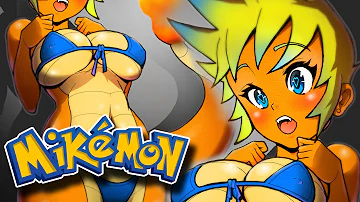 Pokémon Go Sexy Anime Girls: CHARMANDER Speed Art
