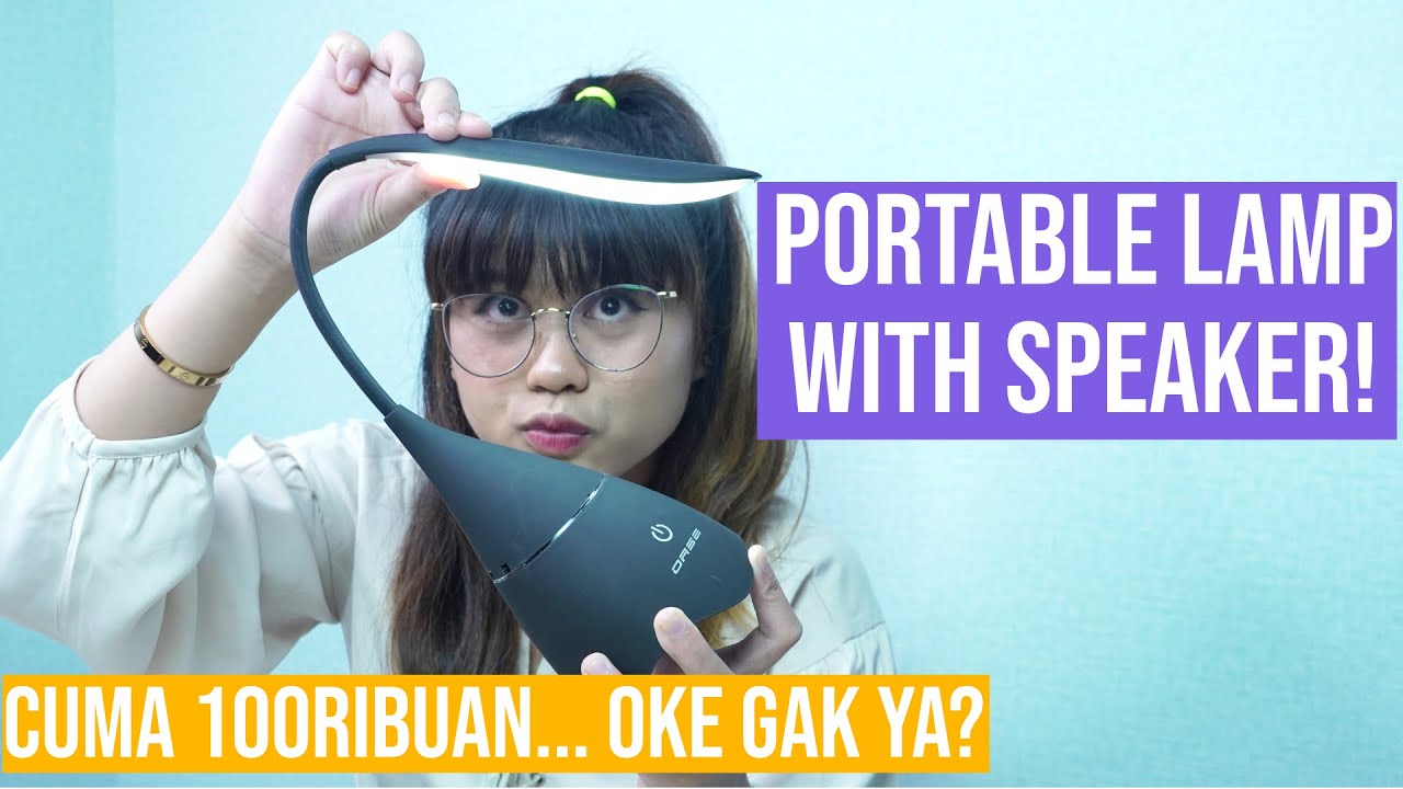 Lampu Portable Murah Ada Speakernya! Review Oase Smart Lamp Portable